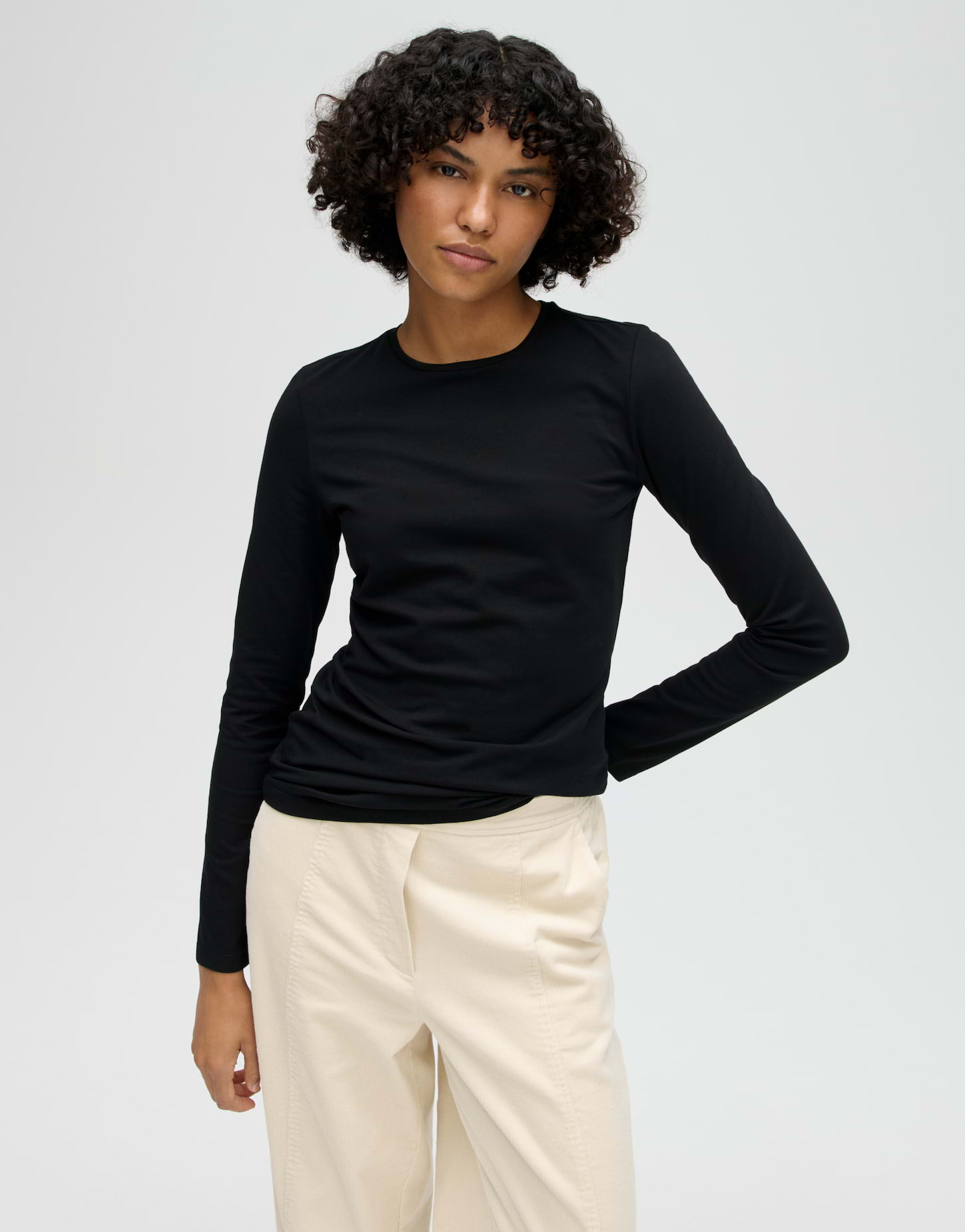 Slim Fit Longsleeve von Opus