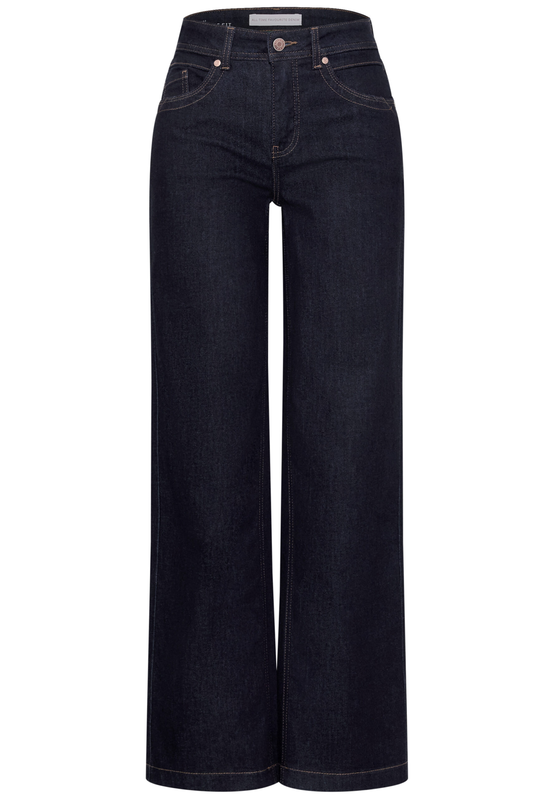High Waist Wide Leg Jeans im Loose Fit von Street One