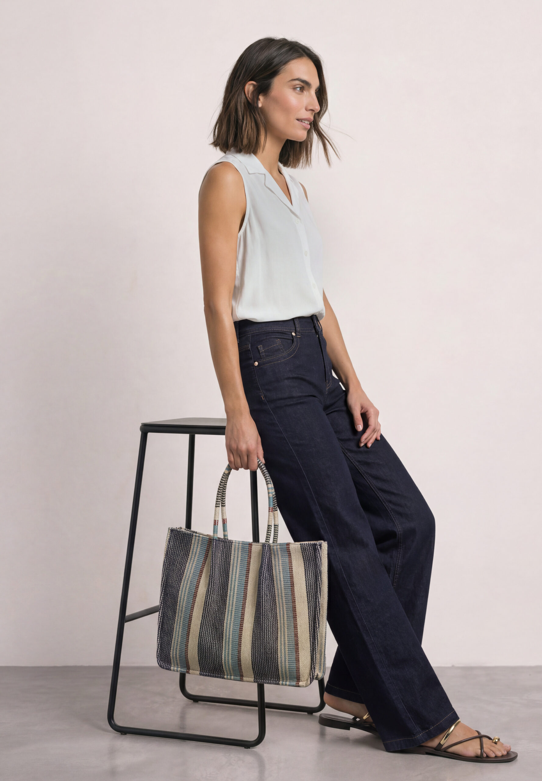 High Waist Wide Leg Jeans im Loose Fit von Street One