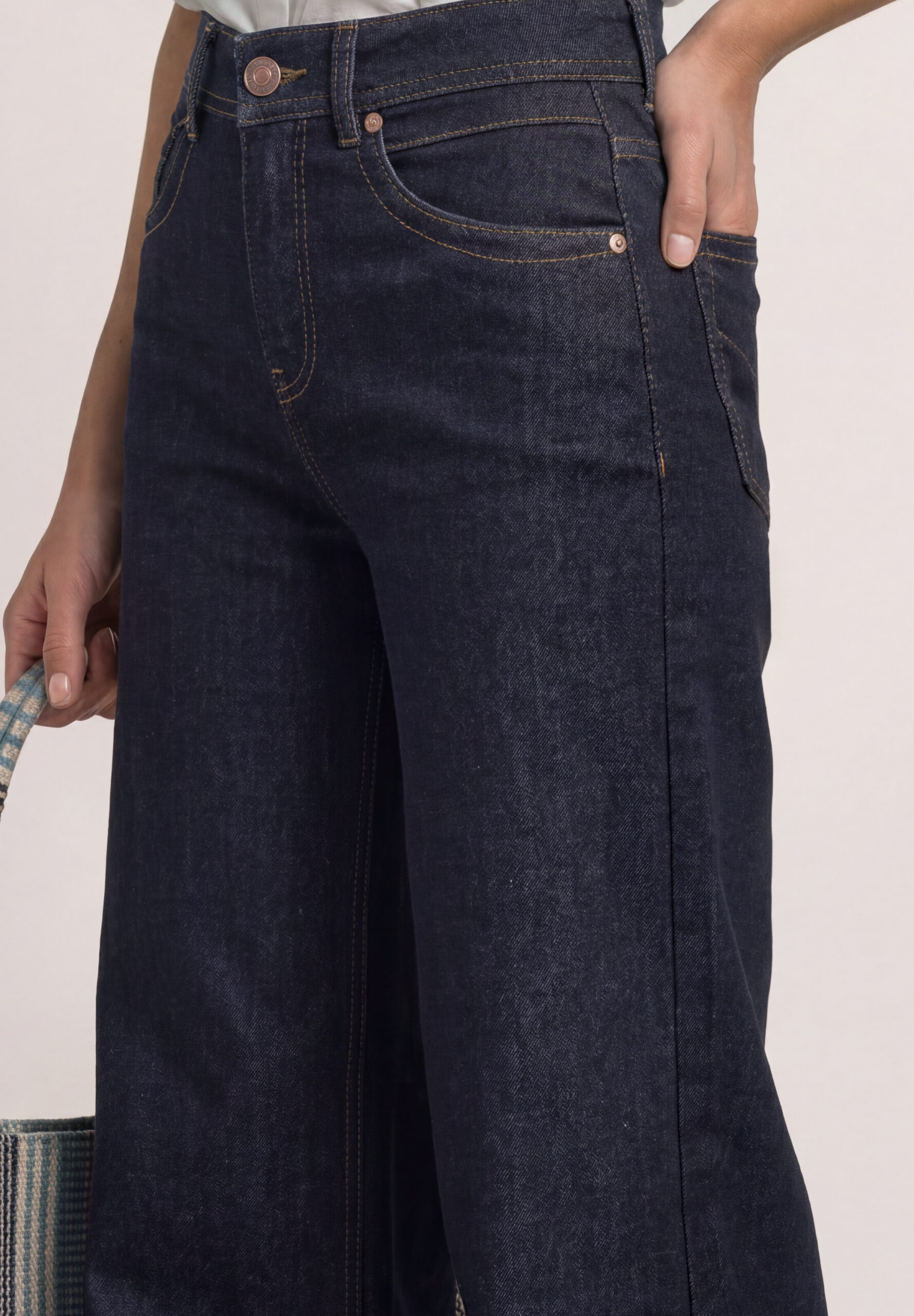 High Waist Wide Leg Jeans im Loose Fit von Street One