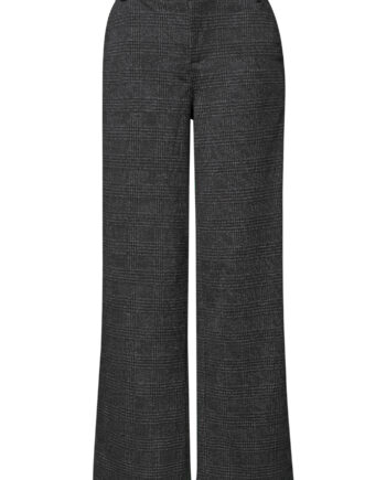 High Waist Wide Leg Hose mit Karomuster von Street One