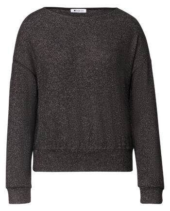 Langarm Shirt mit Elastikbund von Street One