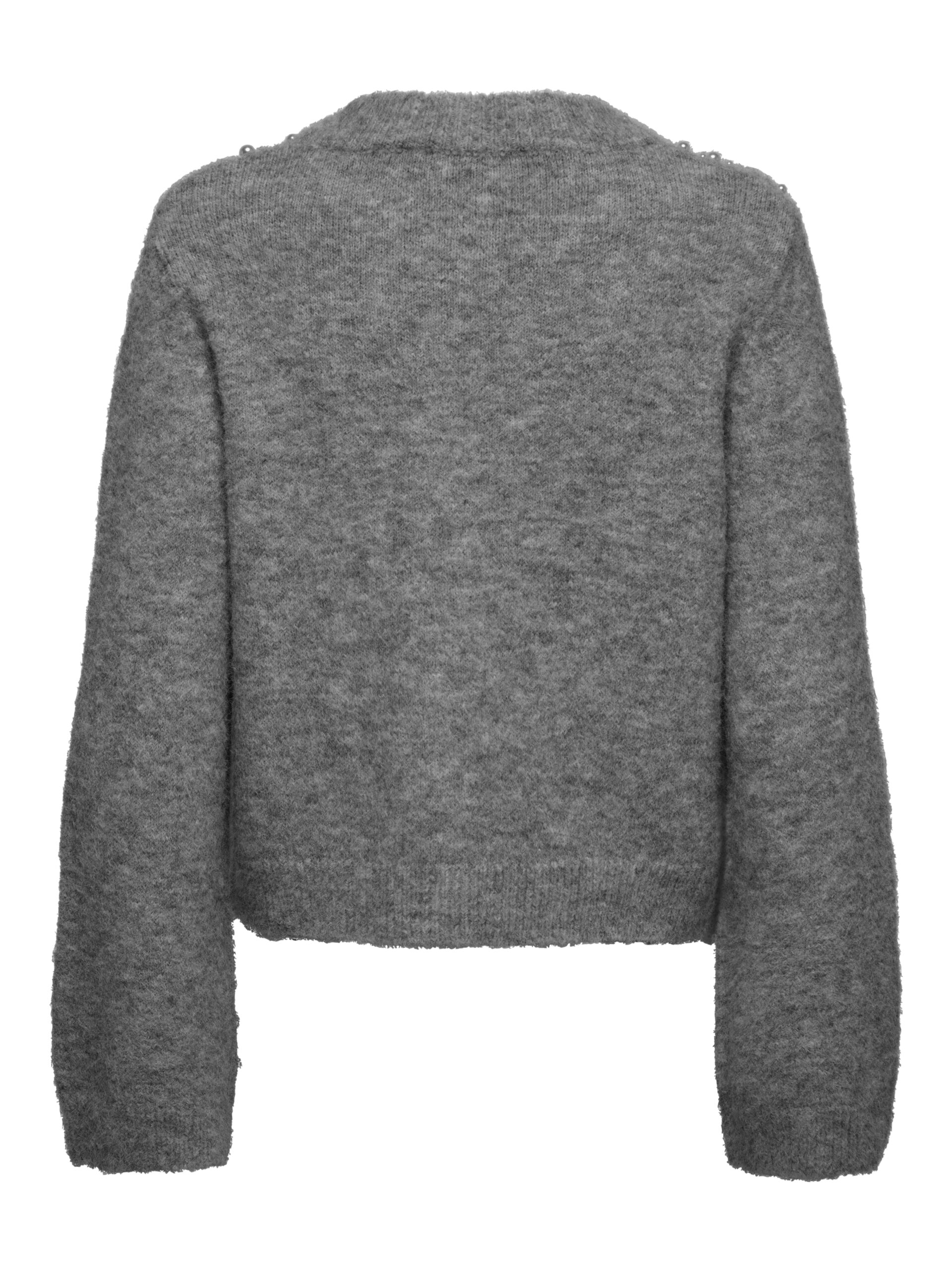 Strickjacke mit Perlen-Verzierung von Only
