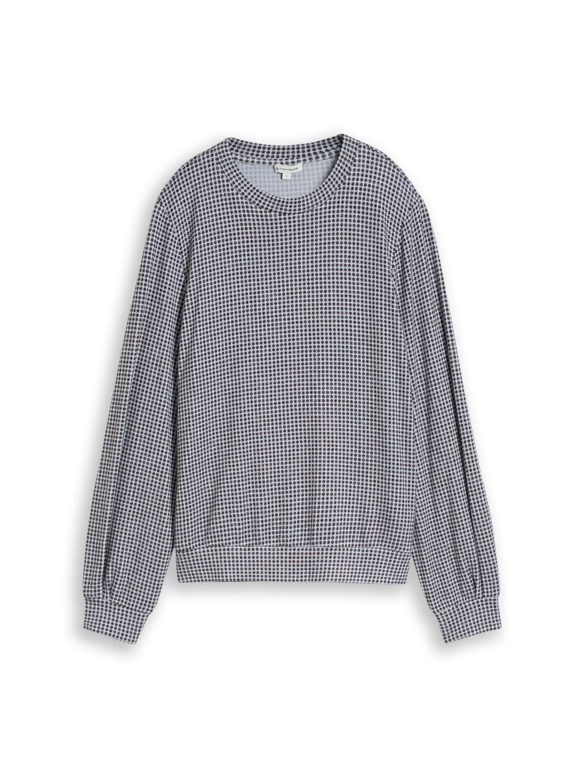 Cosy Langarmshirt mit Muster von Tom Tailor