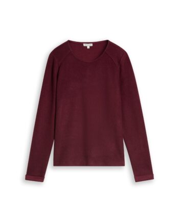 Cosy Sweatshirt mit Melange-Optik von Tom Tailor