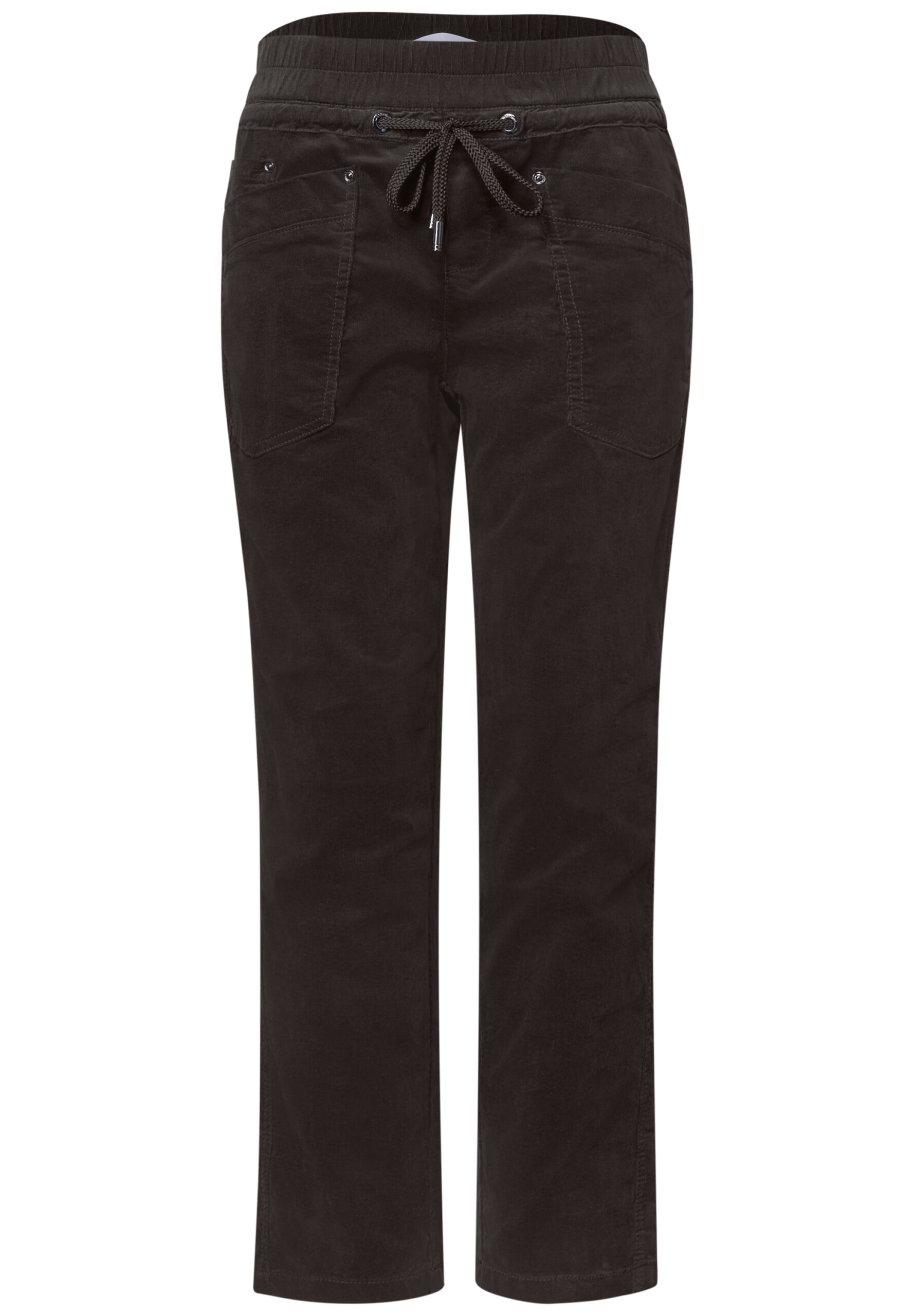 Slim Leg Cordhose im Loose Fit von Street One