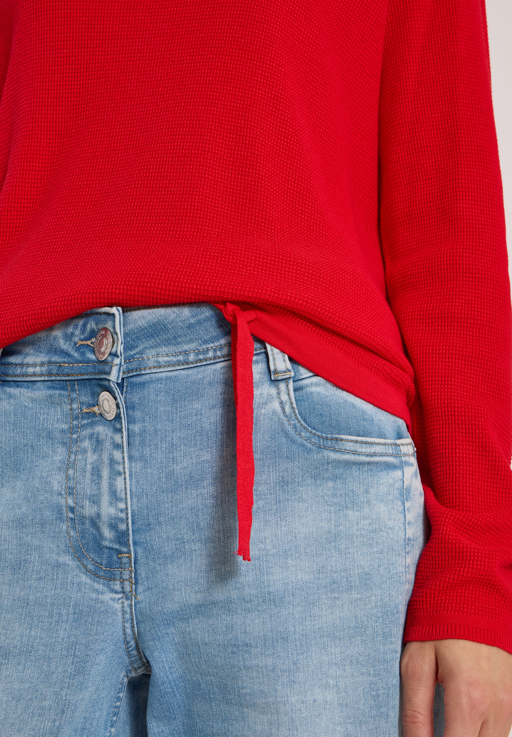 Pullover mit Rundhals und Struktur von Cecil