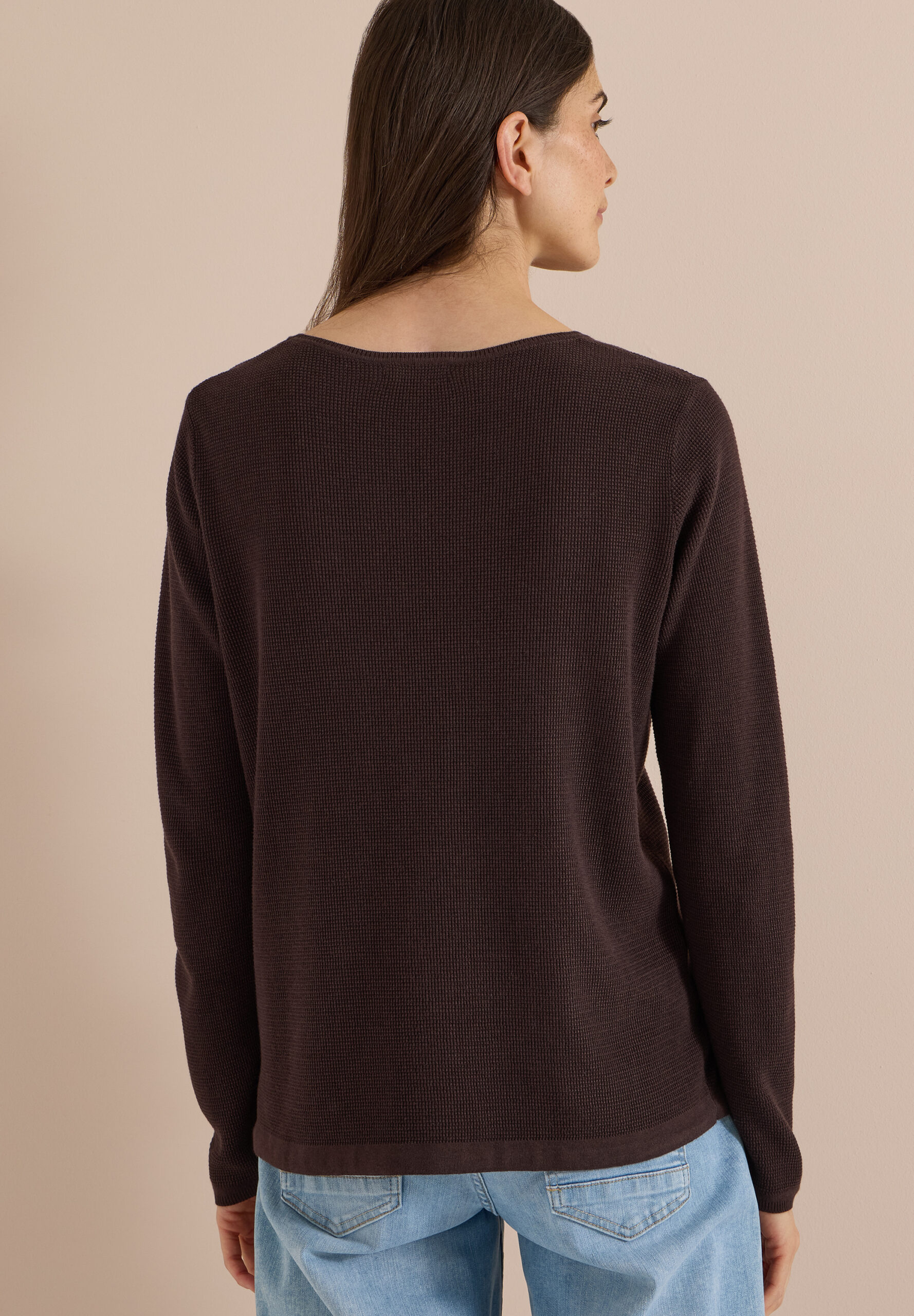 Pullover mit Rundhals und Struktur von Cecil