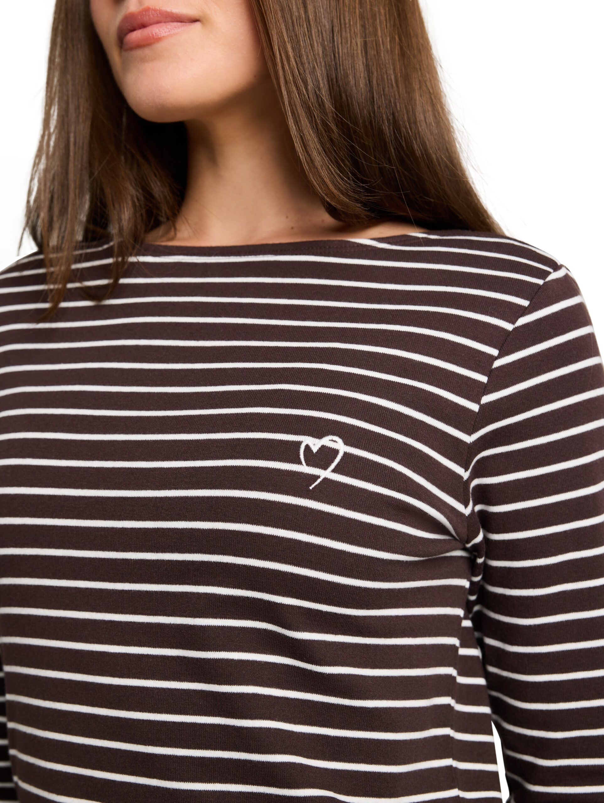 Langarmshirt mit Streifenmuster von Tom Tailor