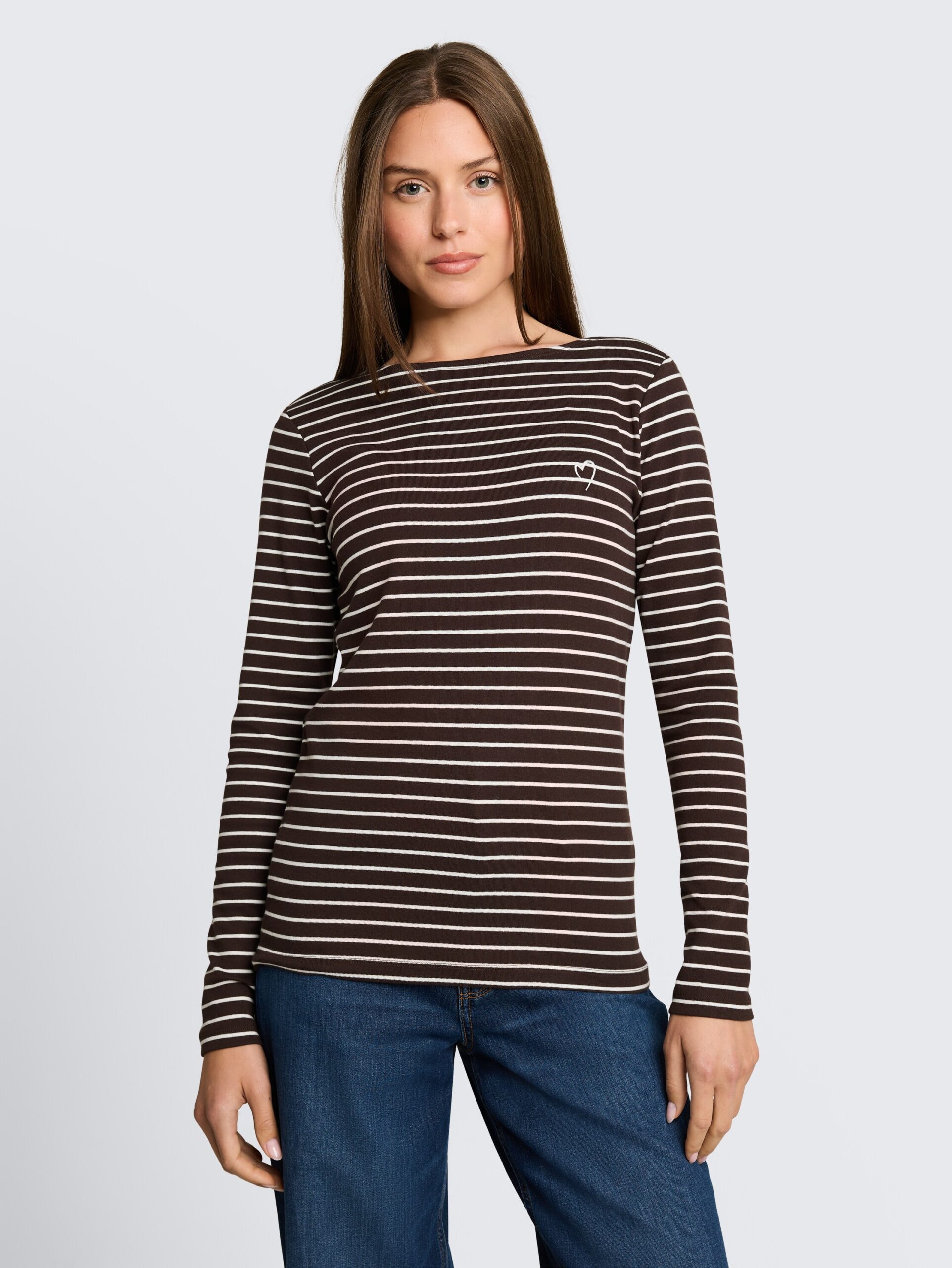 Langarmshirt mit Streifenmuster von Tom Tailor