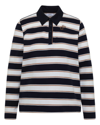 Langarm Poloshirt mit Knöpfen von Cecil