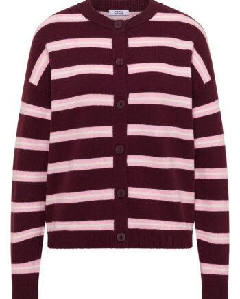 Cardigan mit Rundhals und Streifen von Cecil