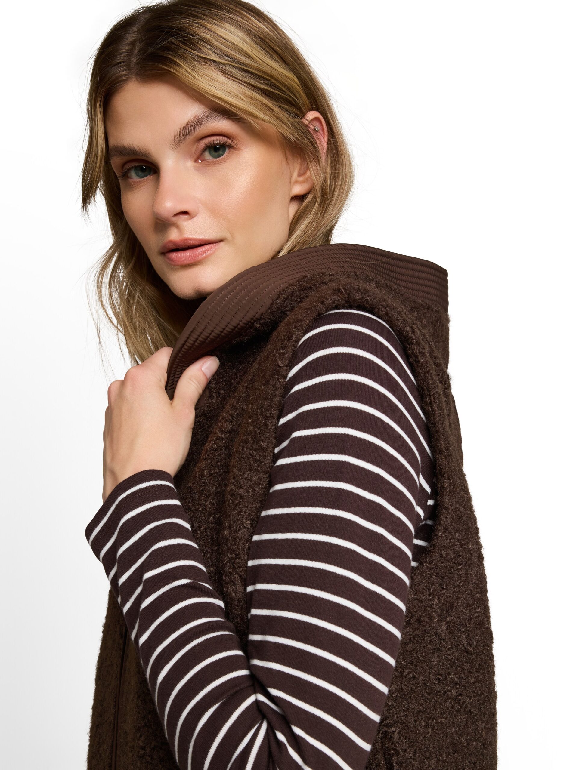 Longstyle Teddy Weste von Tom Tailor