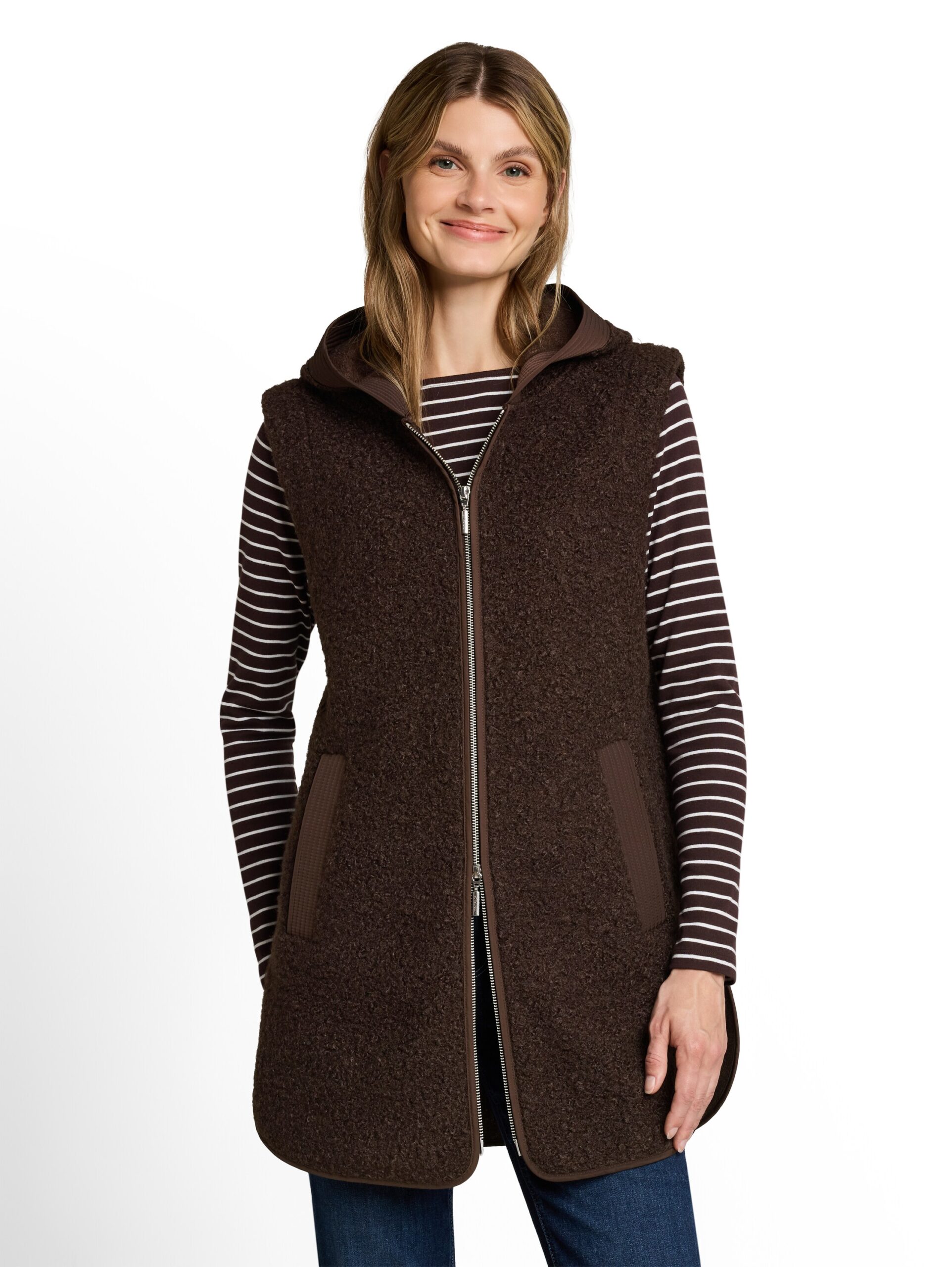 Longstyle Teddy Weste von Tom Tailor