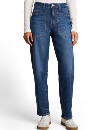 Barrel Jeans mit aufgesetzten Taschen von Tom Tailor