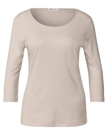 Basic T-Shirt mit 3/4 Arm von Street One