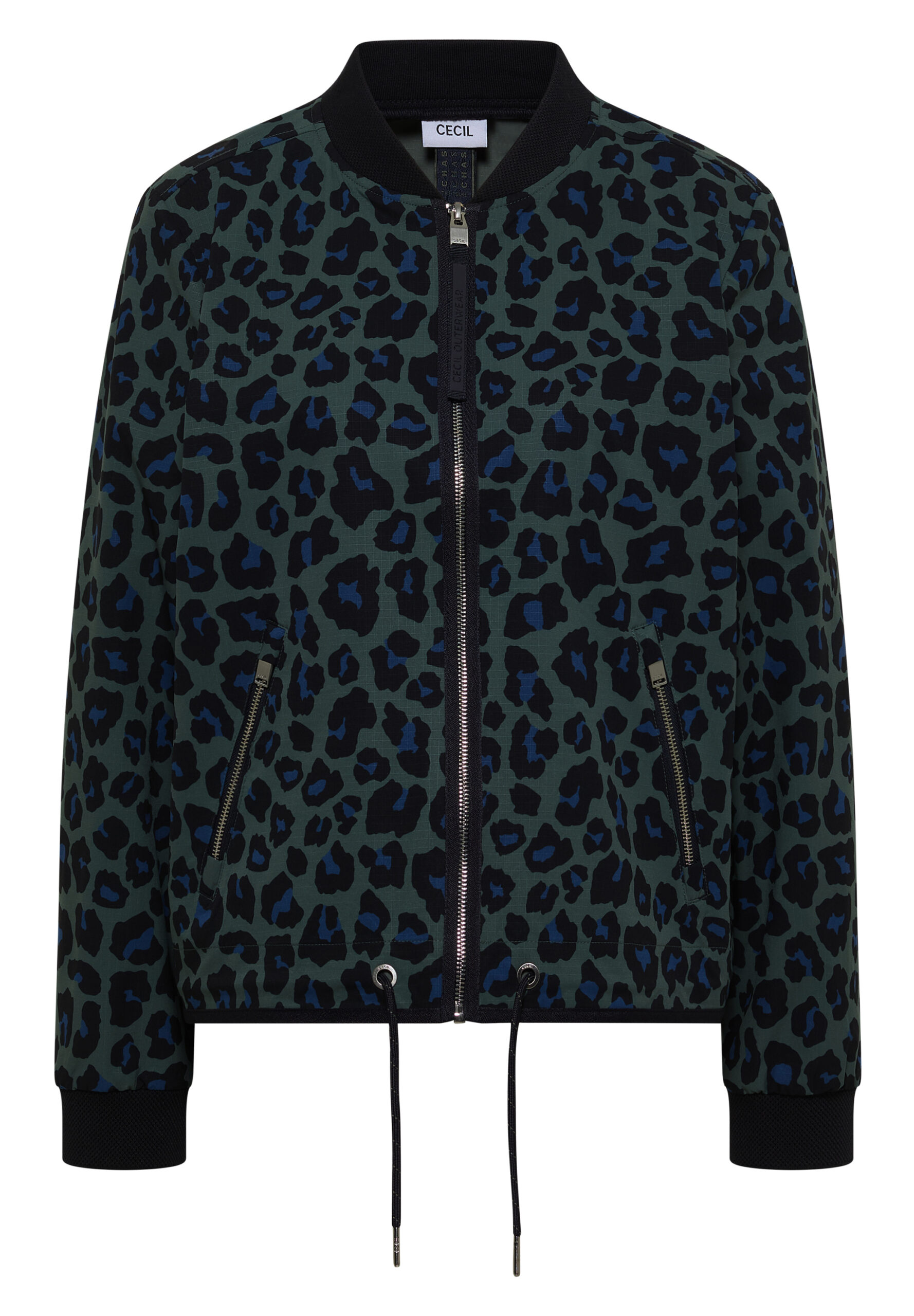 Blouson mit Tunnelzug und Leo-Muster von Cecil