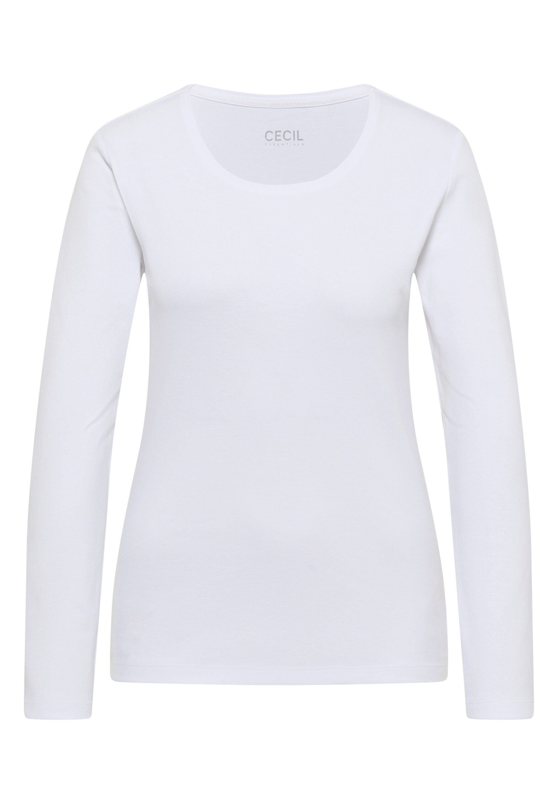 Langarm Shirt mit Rundhals von Cecil