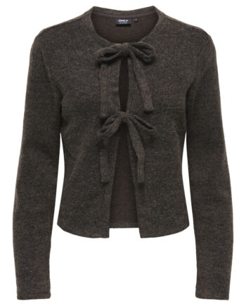 Strickjacke mit Bindeverschluss von Only