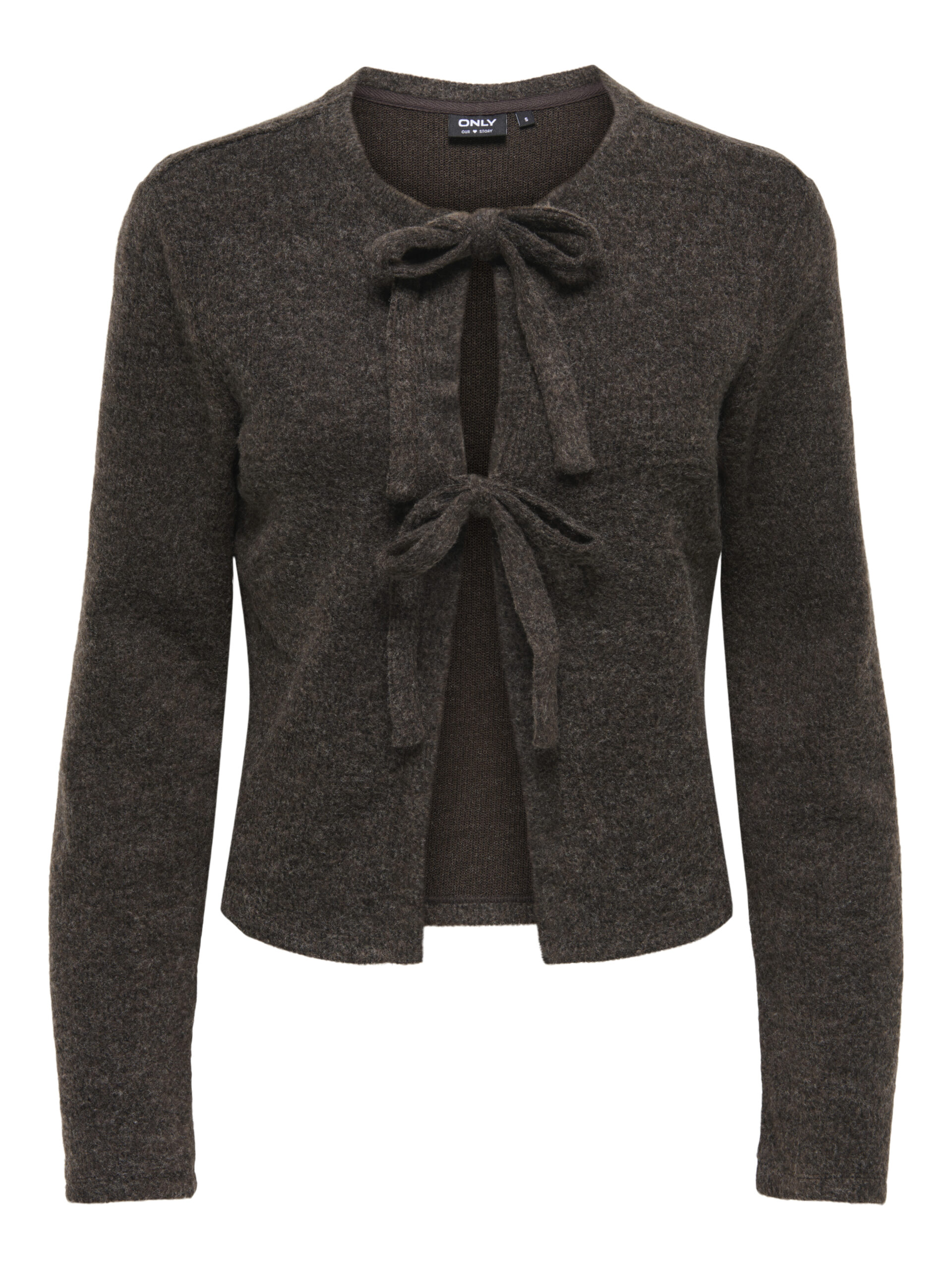 Strickjacke mit Bindeverschluss von Only