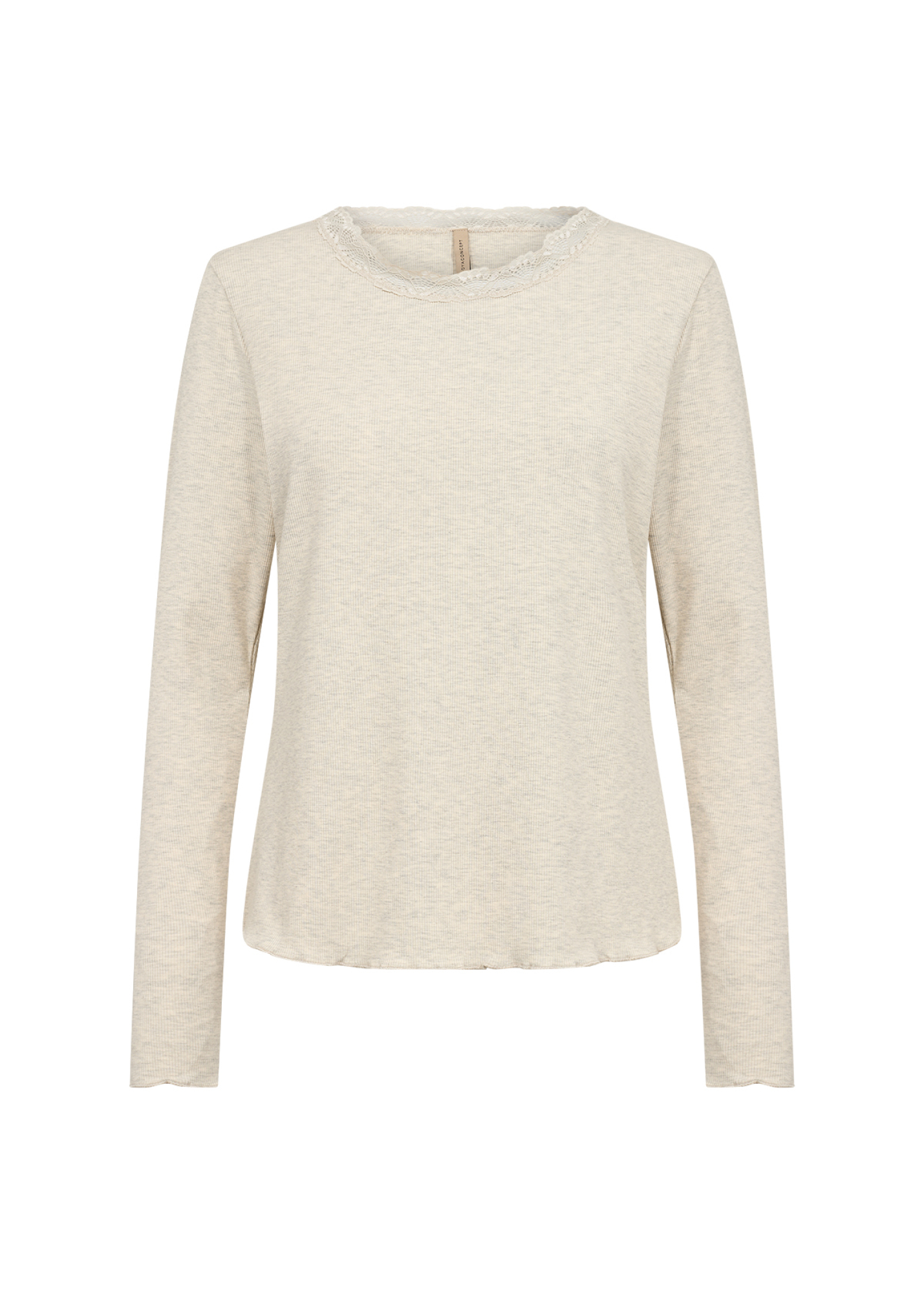 Langarmshirt mit Spitzendetails von Soyaconcept
