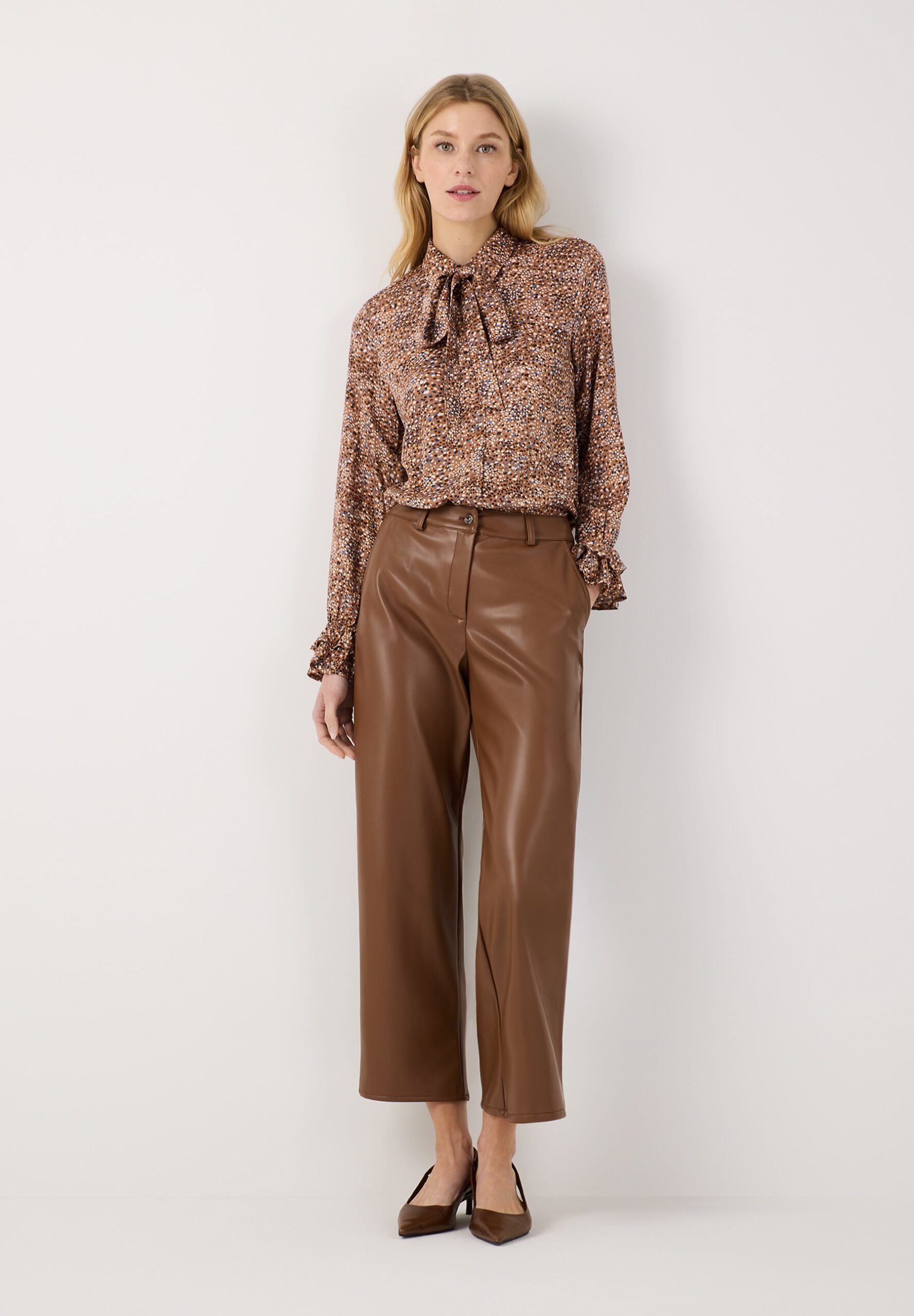 Culotte in Lederoptik von More & More