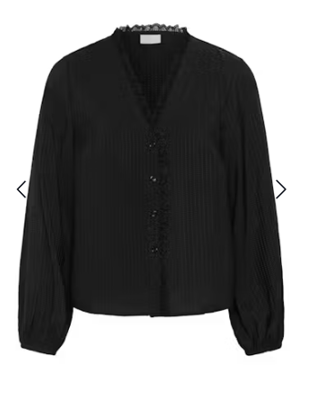 Bluse mit Rüschenkante von Kaffe
