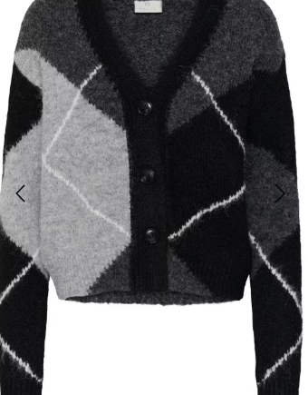 Cropped-Strickcardigan von Kaffe