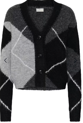 Cropped-Strickcardigan von Kaffe