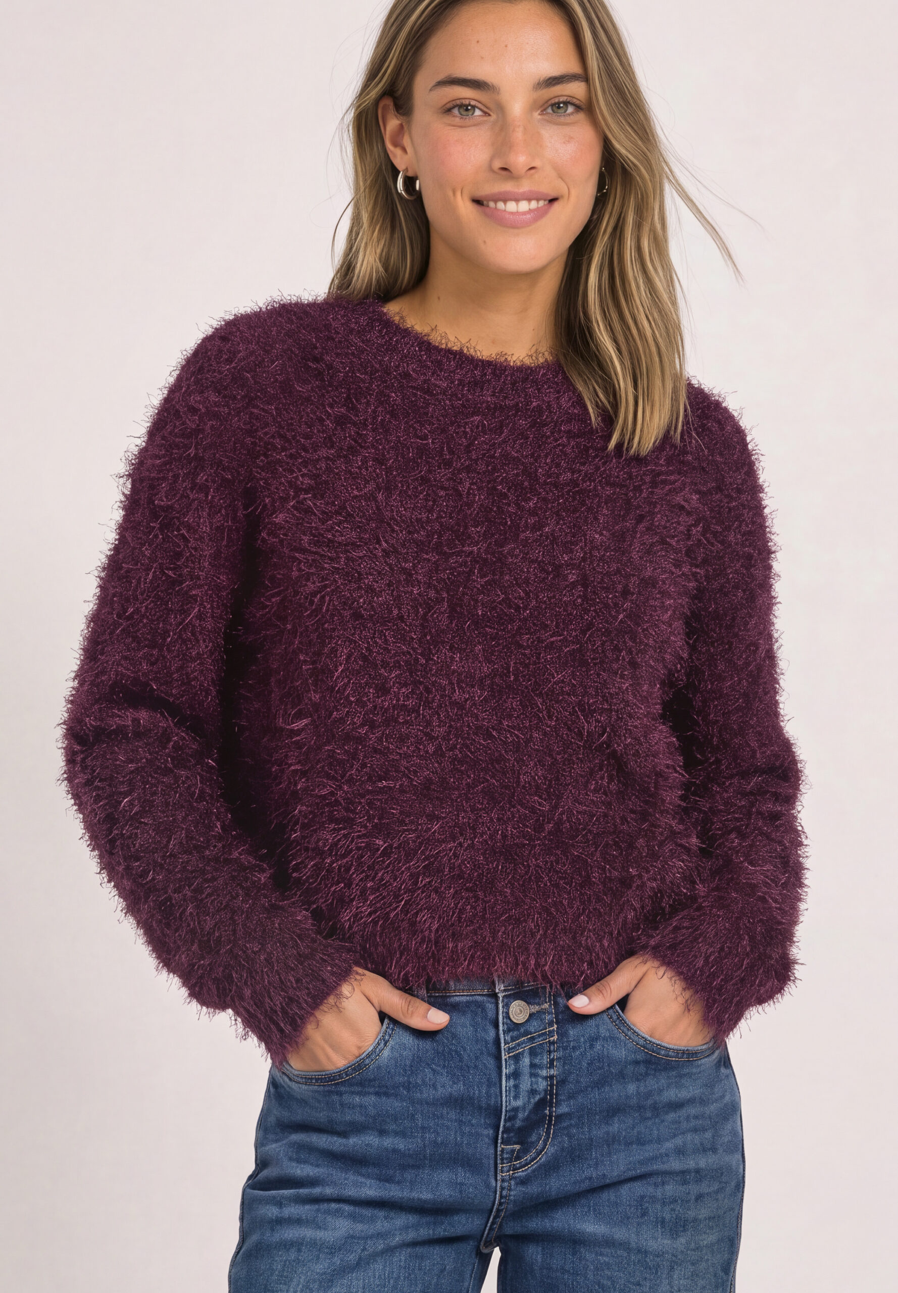Pullover aus Fransengarn von Street one
