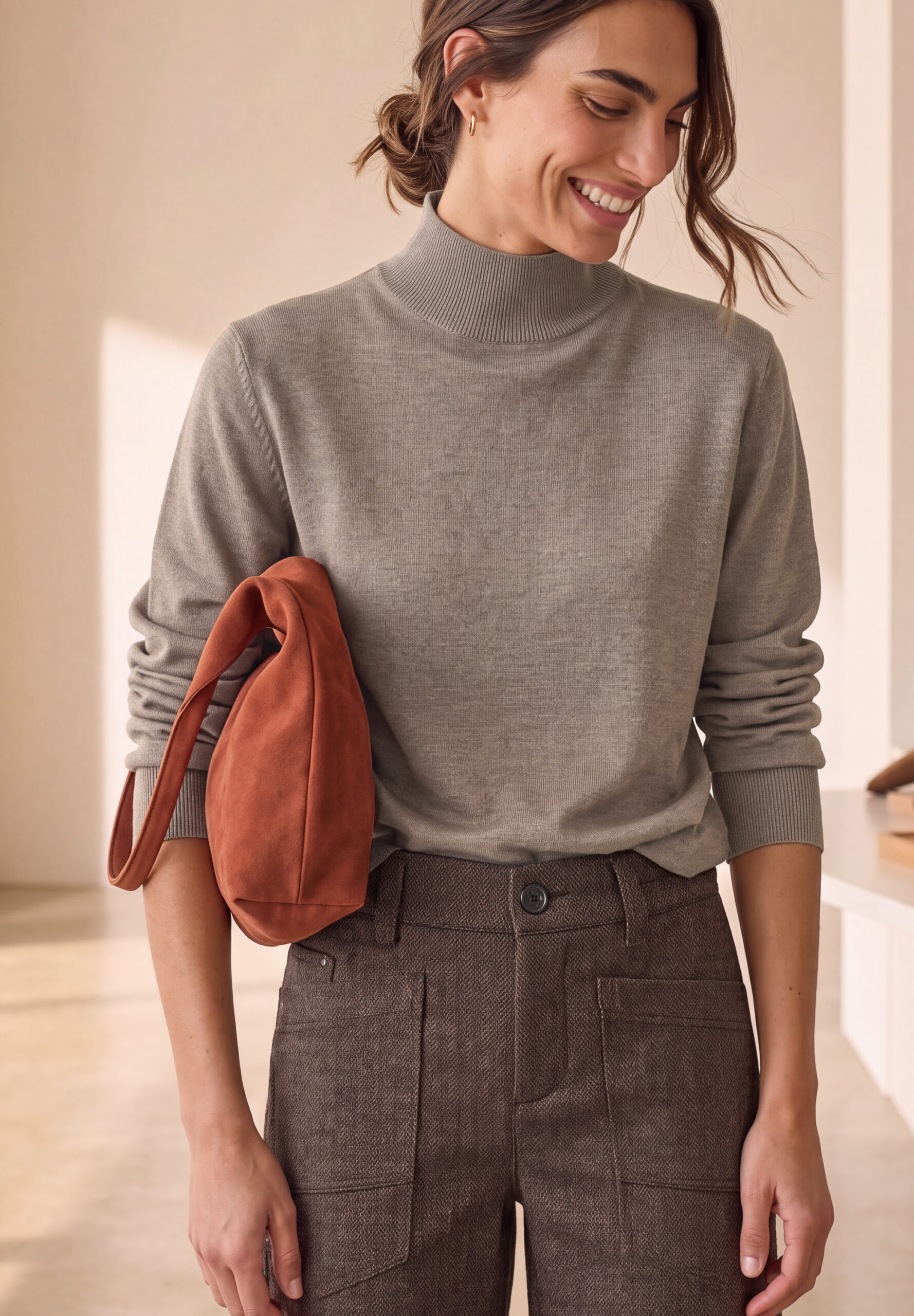 Basic Pullover mit Turtle Neck von Street one