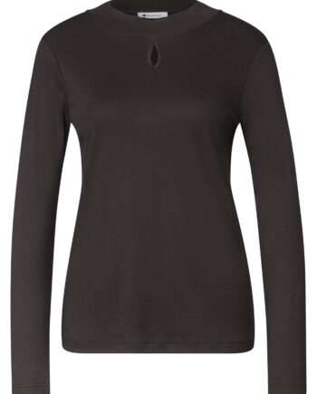 Shirt mit Turtle Neck und Schlitzdetail von Street one