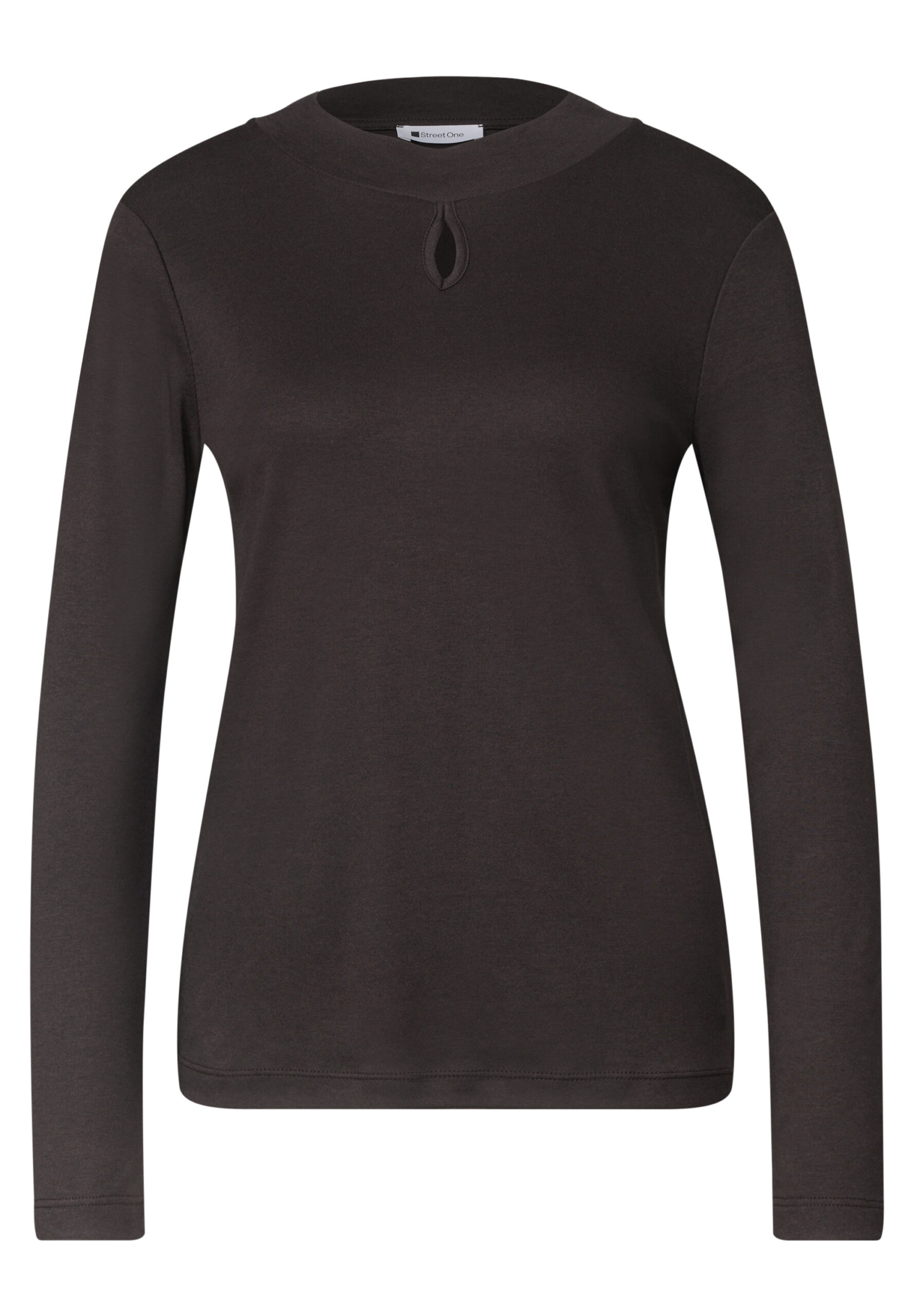 Shirt mit Turtle Neck und Schlitzdetail von Street one