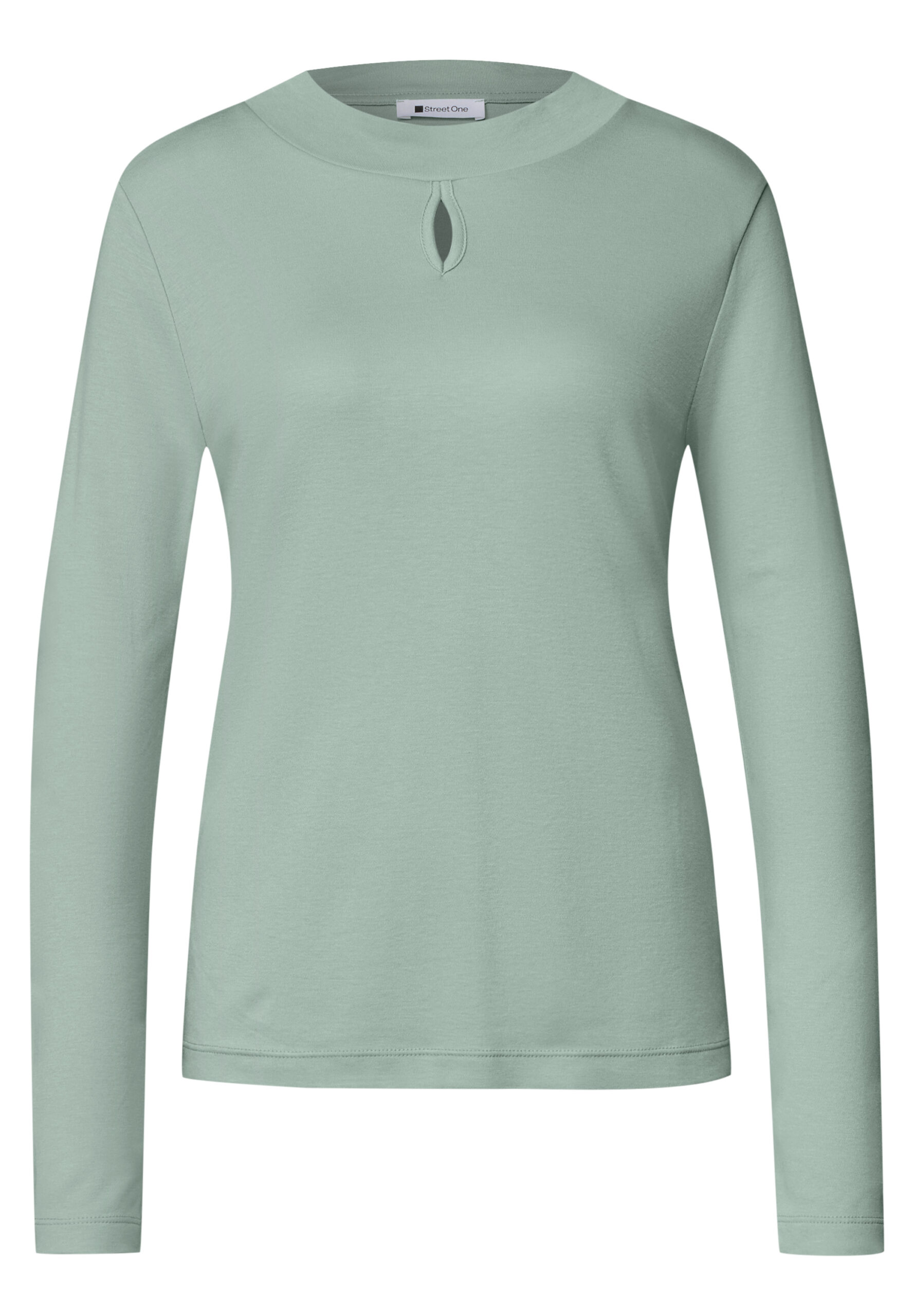 Shirt mit Turtle Neck und Schlitzdetail von Street one