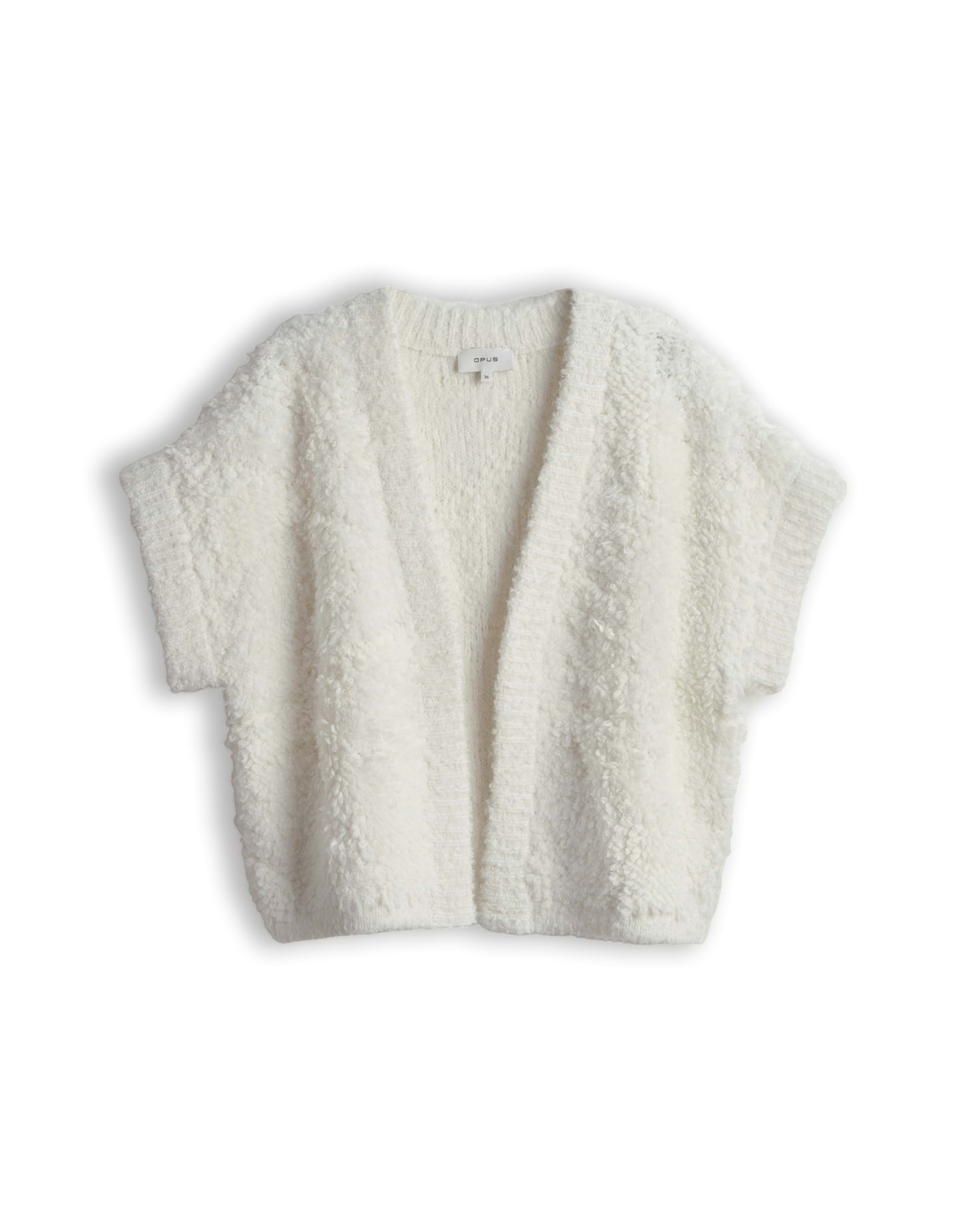 Strickweste aus Bouclégarn von Opus