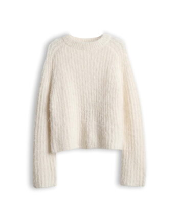 Strickpullover aus flauschigem Effektgarn von Opus