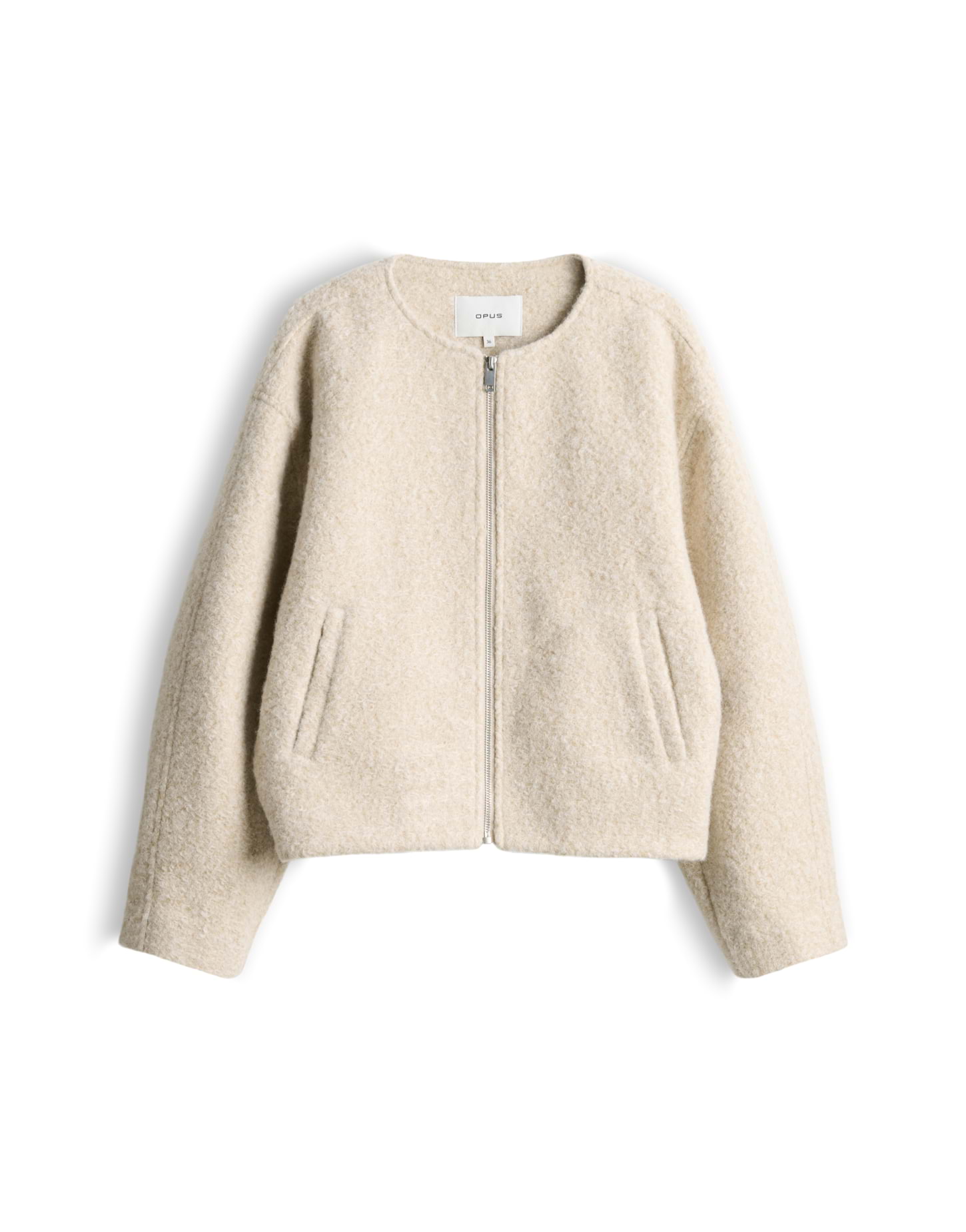 Kurzjacke in Bouclé Optik von Opus