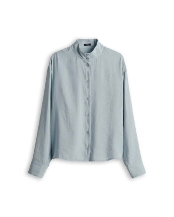 Satinbluse mit Faltendetail am Rücken von Opus