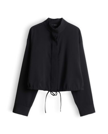 Boxy Hemdbluse mit Ballonsaum von Someday