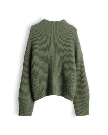 Rippstrickpullover aus Wolle Mohair Mix von Someday
