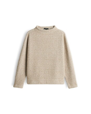 Sweatshirt mit zweifarbiger Struktur von Opus