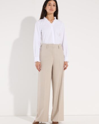 Bluse mit Rüschenkragen von More&More