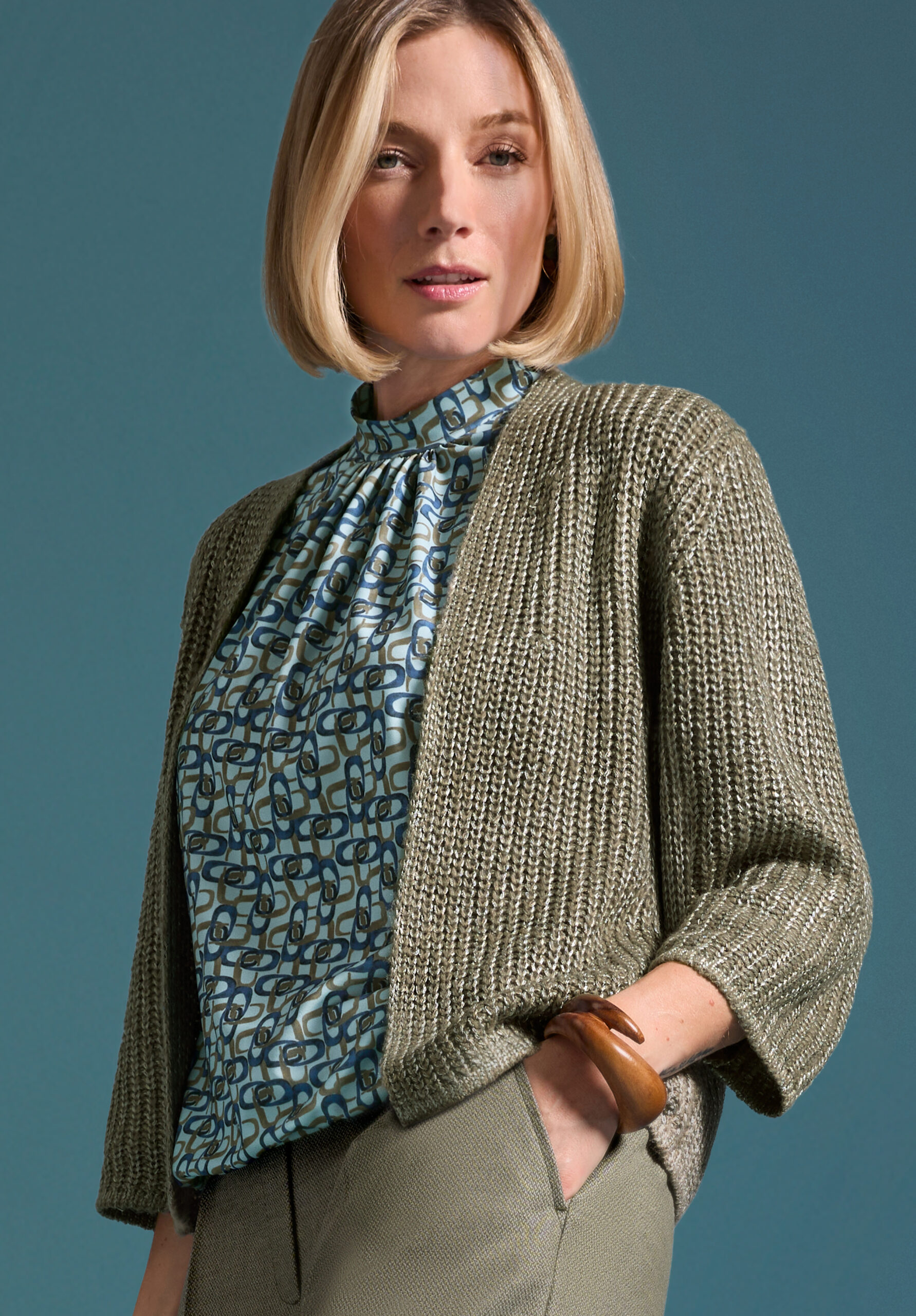 modische Strickjacke von Bianca