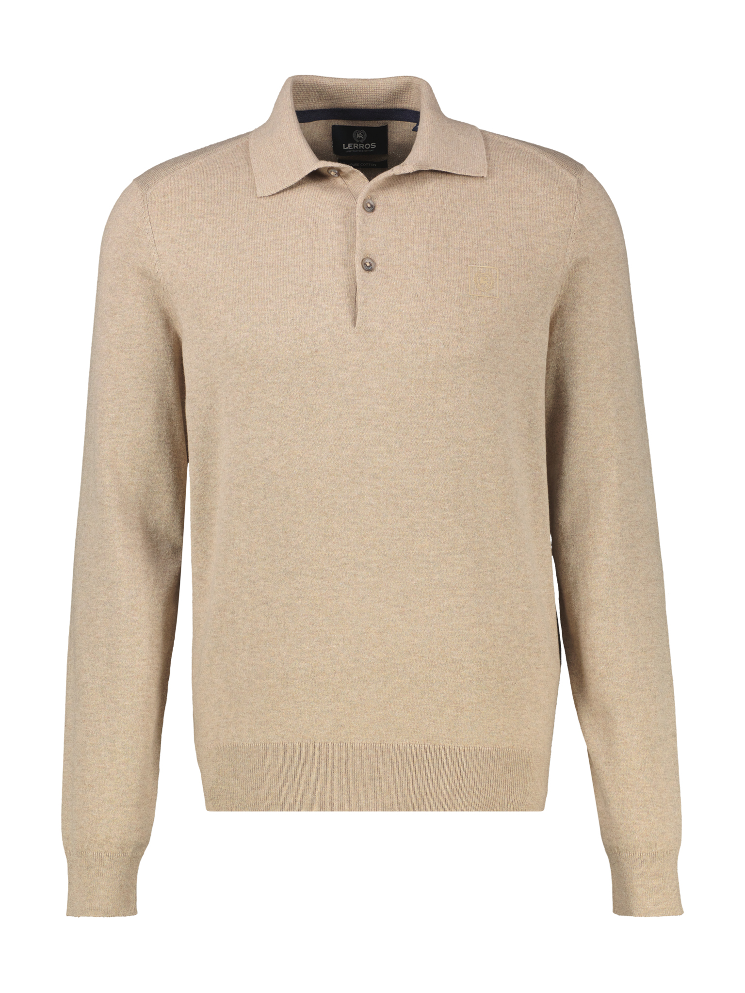 Baumwollstrick Polo von Lerros