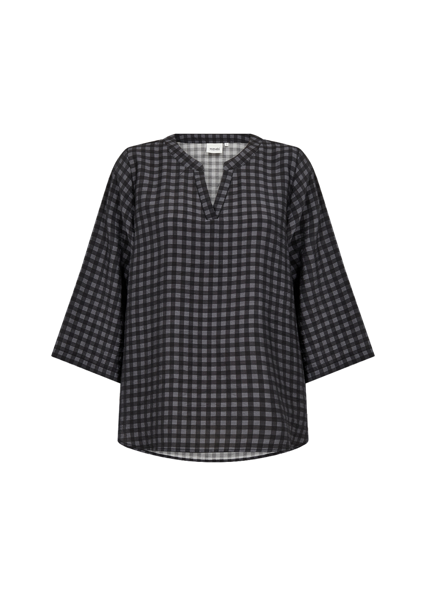 Bluse mit Karomuster von Wasabiconcept