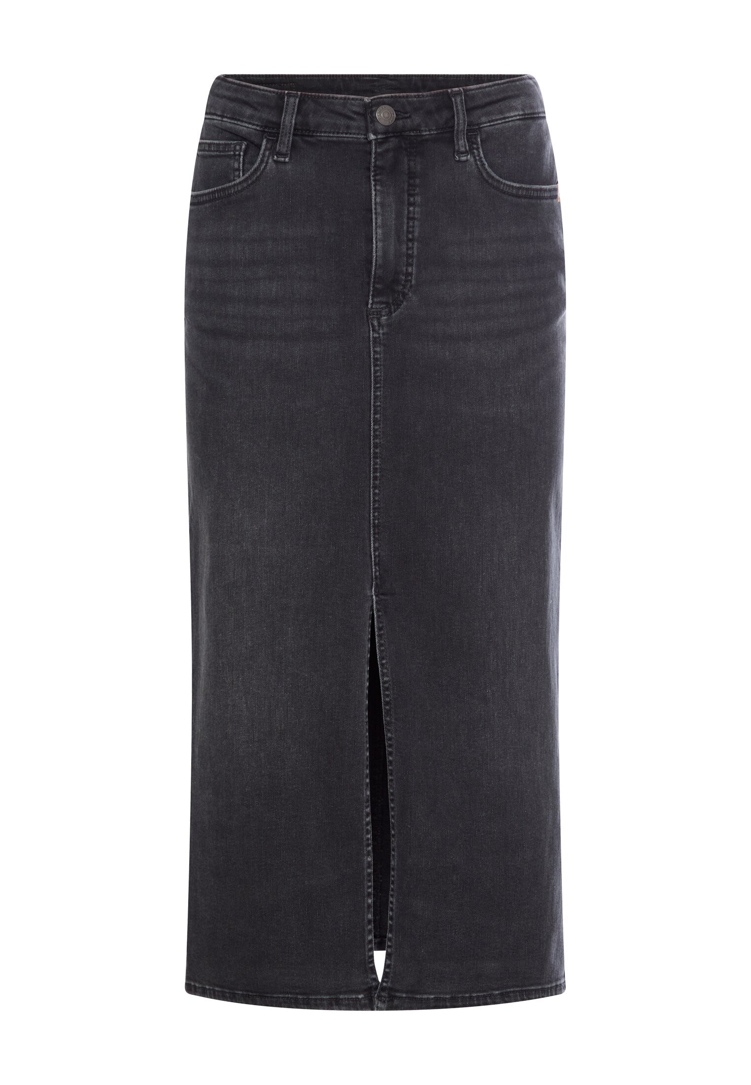 Midi-Jeansrock mit geschlitztem Saum von Camelactive