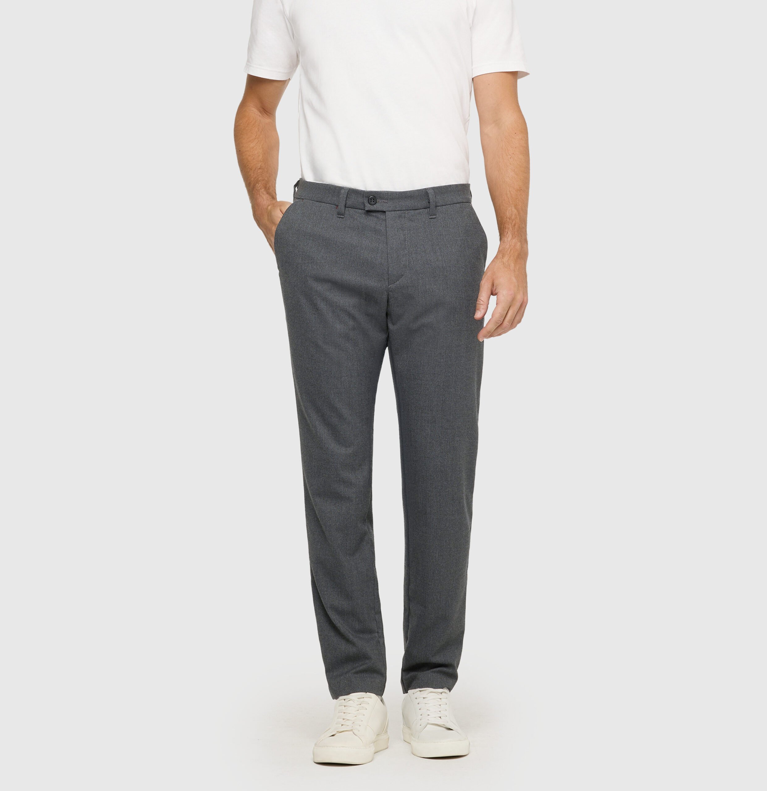 Regular Chino mit Fischgrat-Muster von MAC