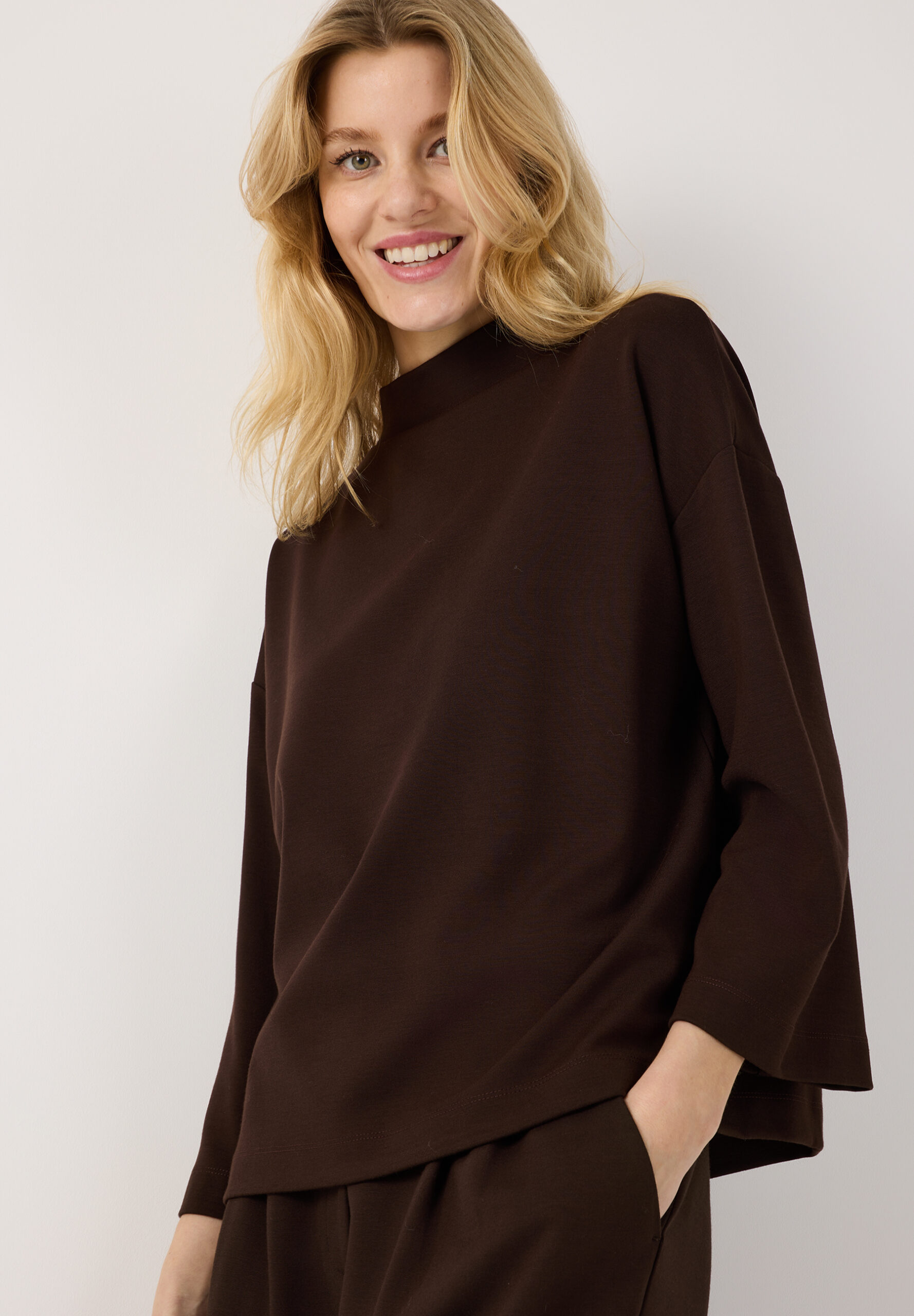 Sweatshirt mit Turtleneck von More&More