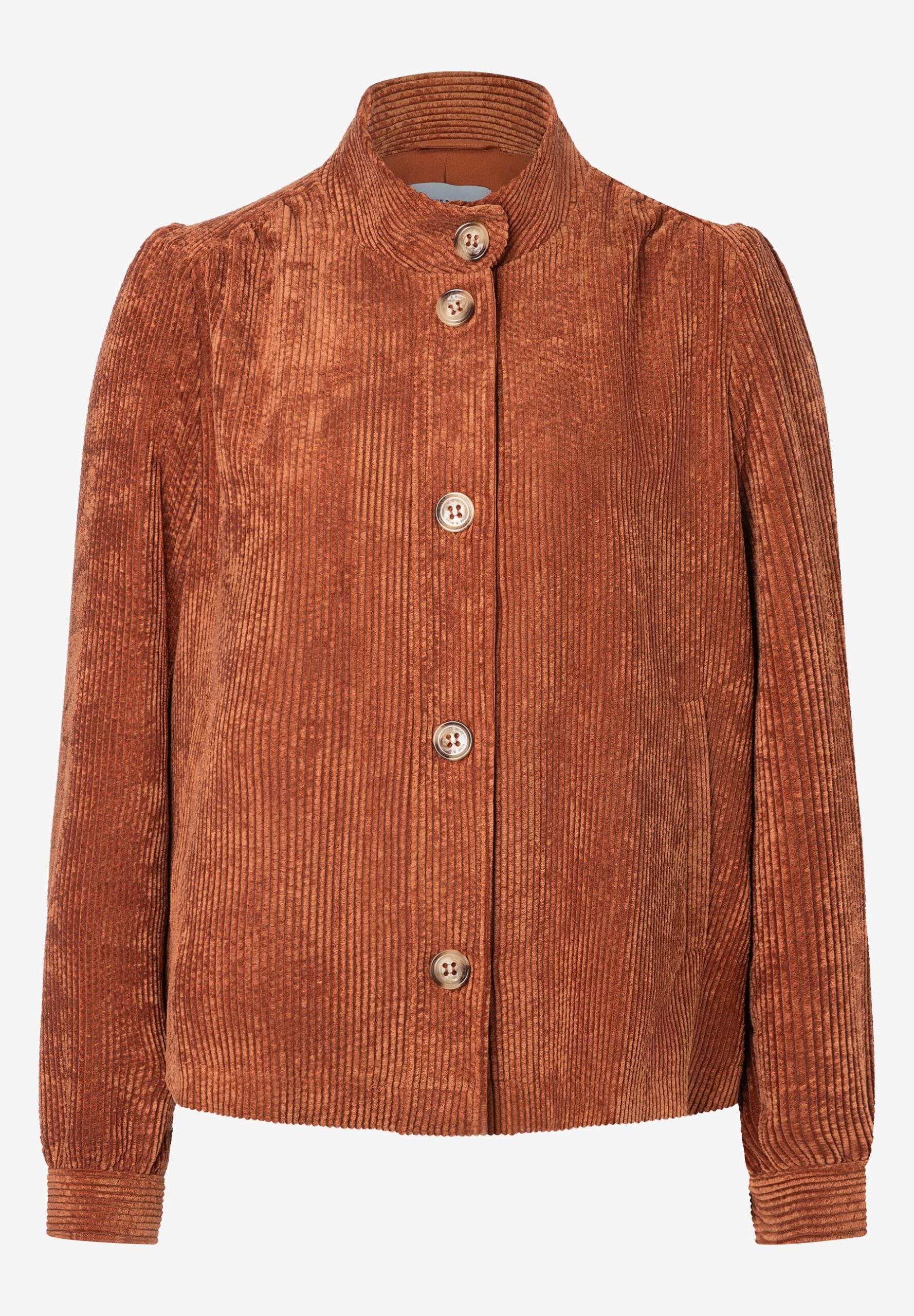 Cordjacke mit Stehkragen von More&More