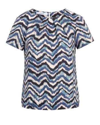 Druckbluse mit Faltendetails von Bianca
